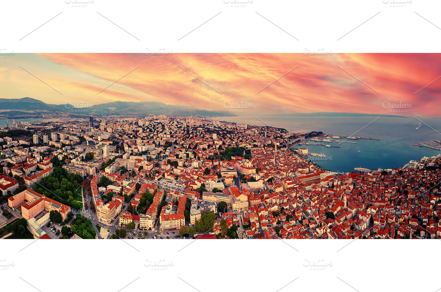 View to Split, Croatia, an Architecture Photo by Nature and travel