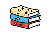 Graduation Books Clipart Set, an Object Graphic by Designs_River (Thumbnail 9 of 16)