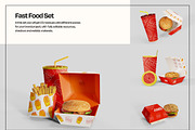 Fast Food Packaging Mockup Set, a Packaging Mockup by Mego-studio (Thumbnail 3 of 8)
