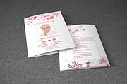 Funeral Program Template Pink Flower, a Brochure Template by Madhabi Studio (Thumbnail 5 of 5)