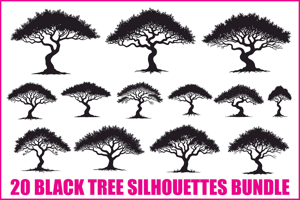 Nature Tree SVG Collection, an Illustration by Amazin_art (Photo 1 of 20)