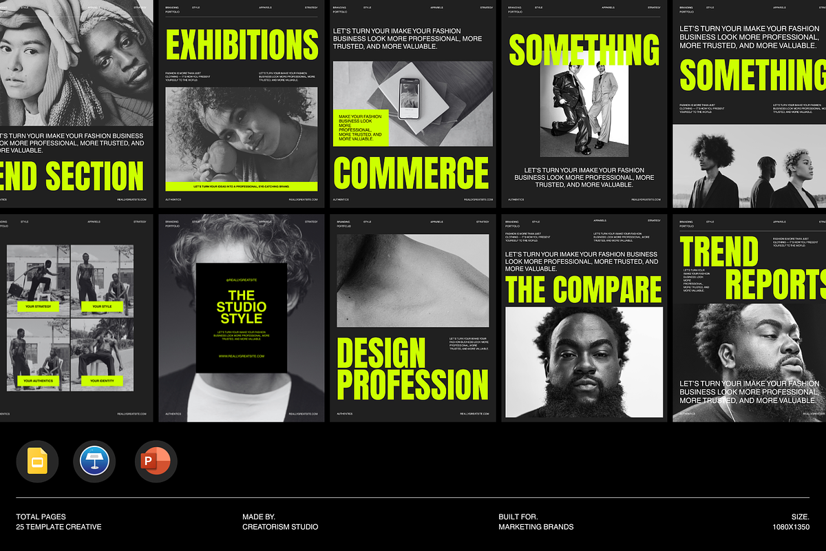 Brand Strategy Fashion Social Media, a Social Media Template by Creatorism (Photo 1 of 8)