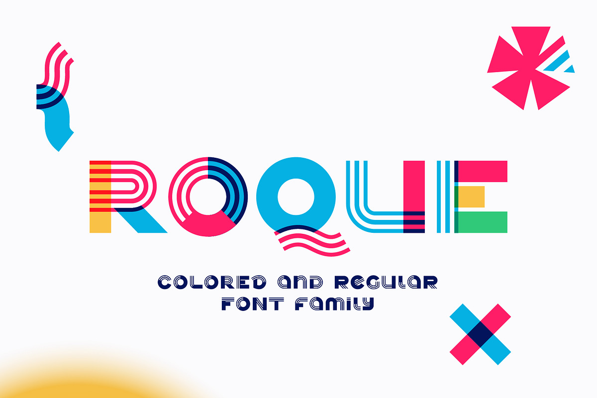 Roque color font, a Sans Serif Font by kaer_shop (Photo 1 of 13)