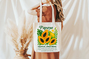 Papaya Tropical Sweetness PNG Design, an Illustration by Libby Wishes (Thumbnail 6 of 6)