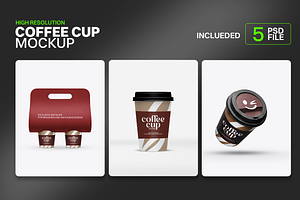 Paper Coffee Cup Mockup, a Cups & Container Mockup by Northfrom