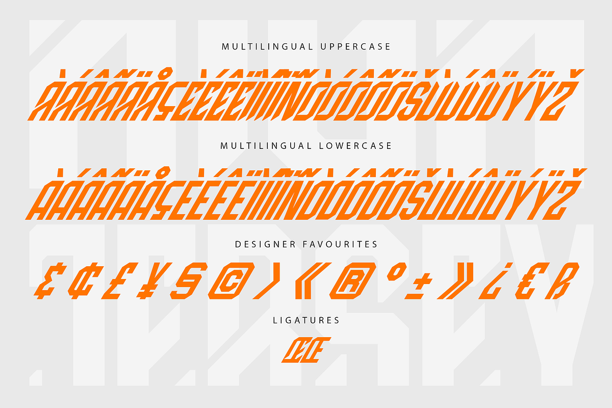 High Jersey - Modern Decorative Font, a Serif Font by overlaytemplates (Photo 7 of 7)