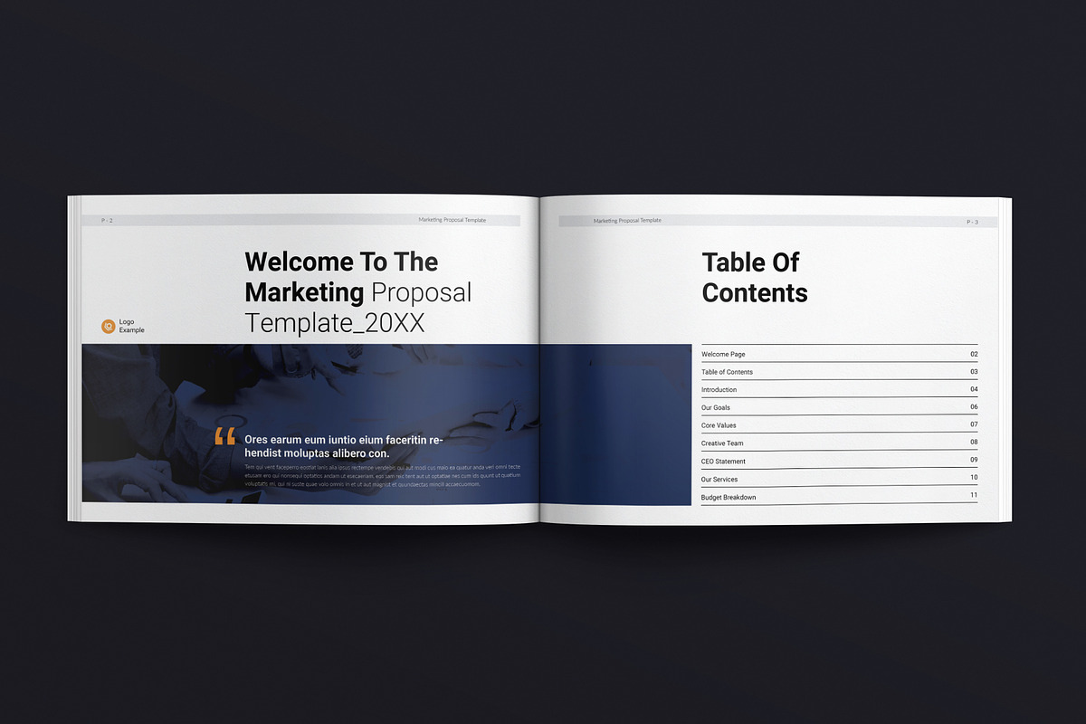 Marketing Proposal Landscape, a Brochure Template by E-Type (Photo 2 of 7)