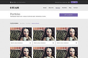 6:93 AM Website Template, a Websites & App Template by vogelsteinshop (Thumbnail 4 of 5)