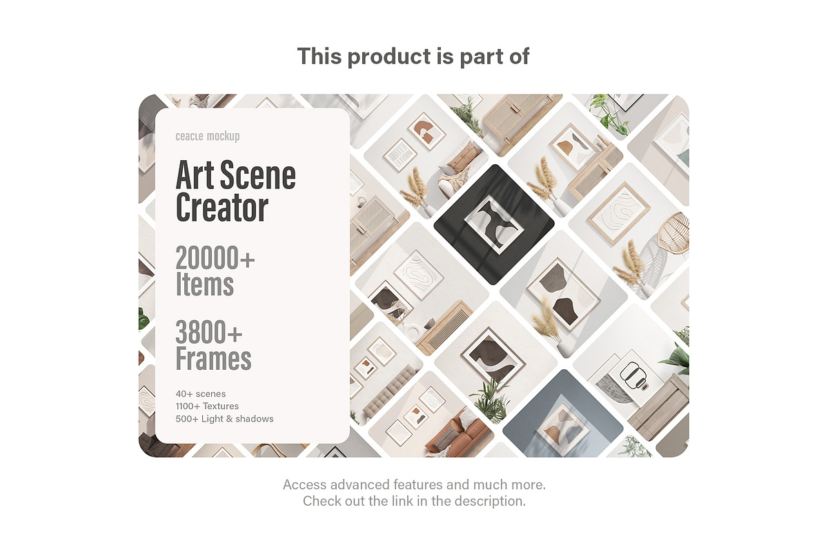 Mini Fame Mockup Creator 2, a Print Template by Ceacle Mockup (Photo 3 of 3)