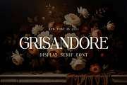 Grisandore Elegant Serif Font, a Serif Font by UICreative (Thumbnail 1 of 13)