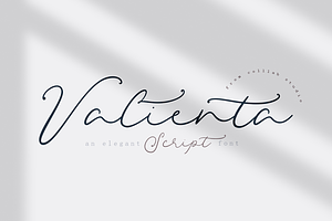 Valienta Script | An Elegant Script