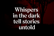 Fright Series – Horror Serif Font, a Serif Font by Yukita Creative (Thumbnail 6 of 8)