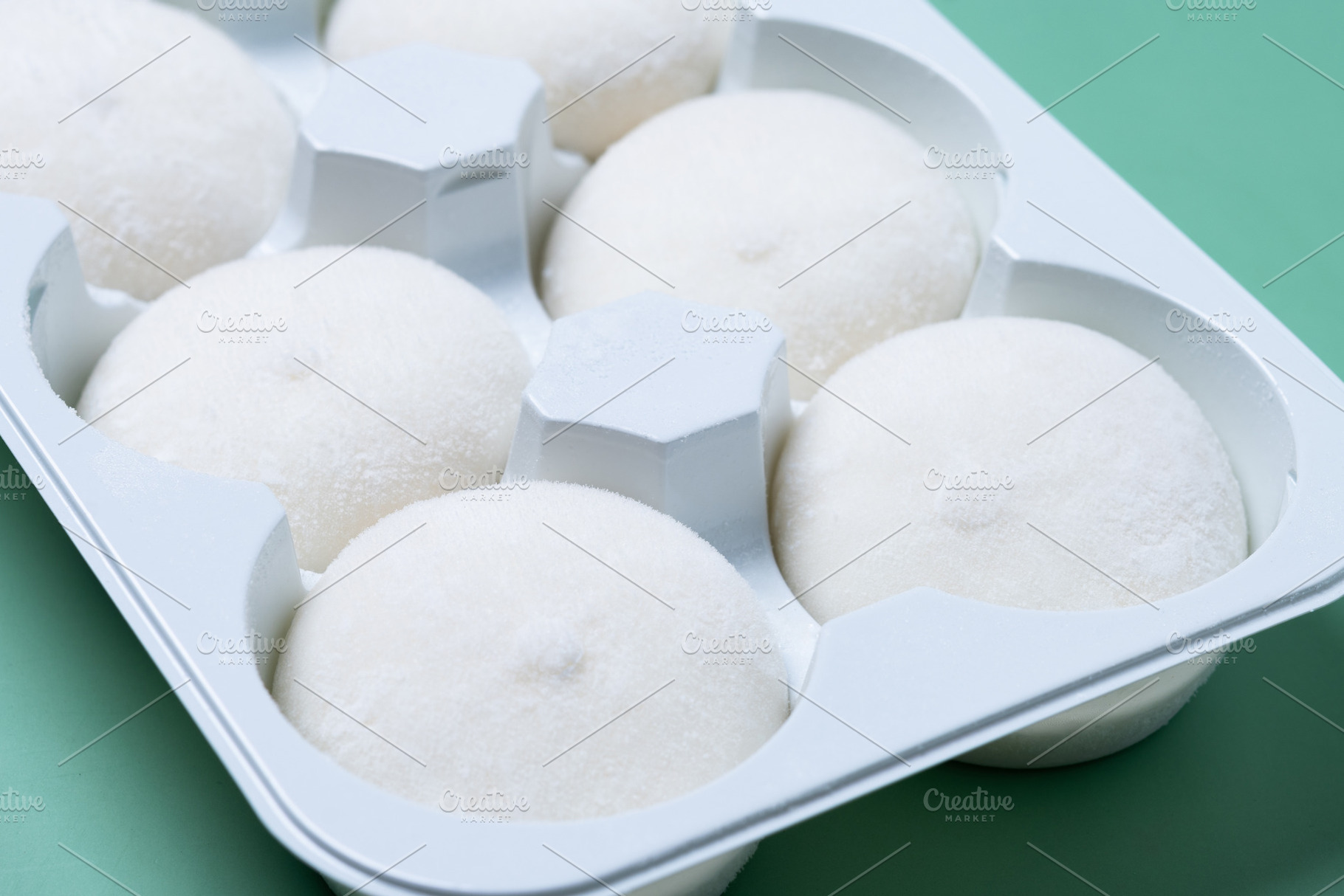 Japanese Mango ice cream mochi, a Food & Drink Photo by etorres69