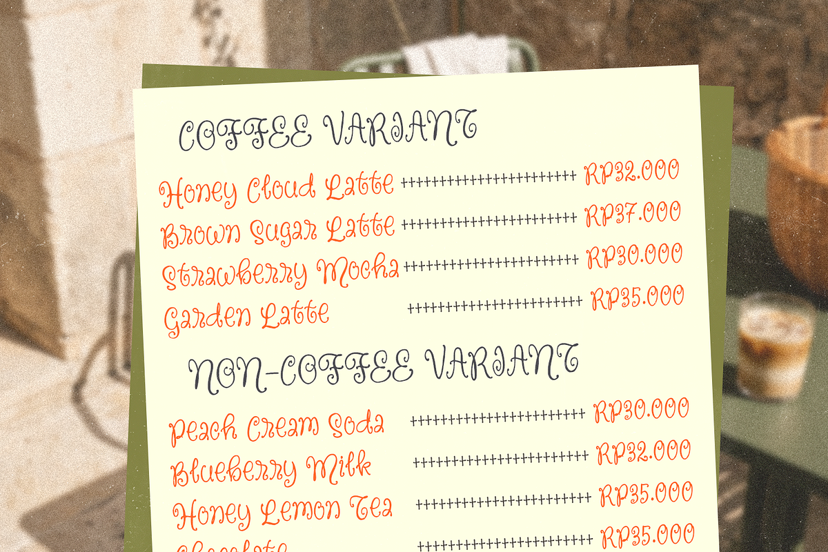 Pricilia – A Whimsical Handdrawn, a Handwritten Font by Portocraft (Photo 7 of 13)