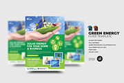 Green Energy Flyer Template, a Flyer Template by Aam360 (Thumbnail 1 of 2)