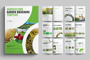 Agriculture Garden Brochure Template, a Brochure Template by E-Type
