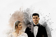 Wedding Watercolor Art Photo Effect, an Action Add-On by MRI STUDIO (Thumbnail 21 of 22)