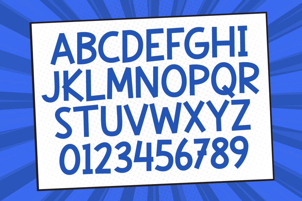 Skatone - Fun Comic Display Font, a Sans Serif Font by Typebae (Photo 6 of 7)