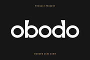 Obodo Creative Logo Font, a Sans Serif Font by Artiveko (Thumbnail 1 of 8)