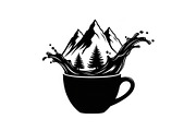 Mountain Coffee Cup Design Bundle, an Illustration by yasushie (Thumbnail 31 of 31)