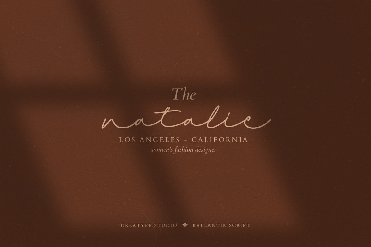 Ballantik Modern Monoline Script, a Script Font by Creatype Studio (Photo 3 of 9)