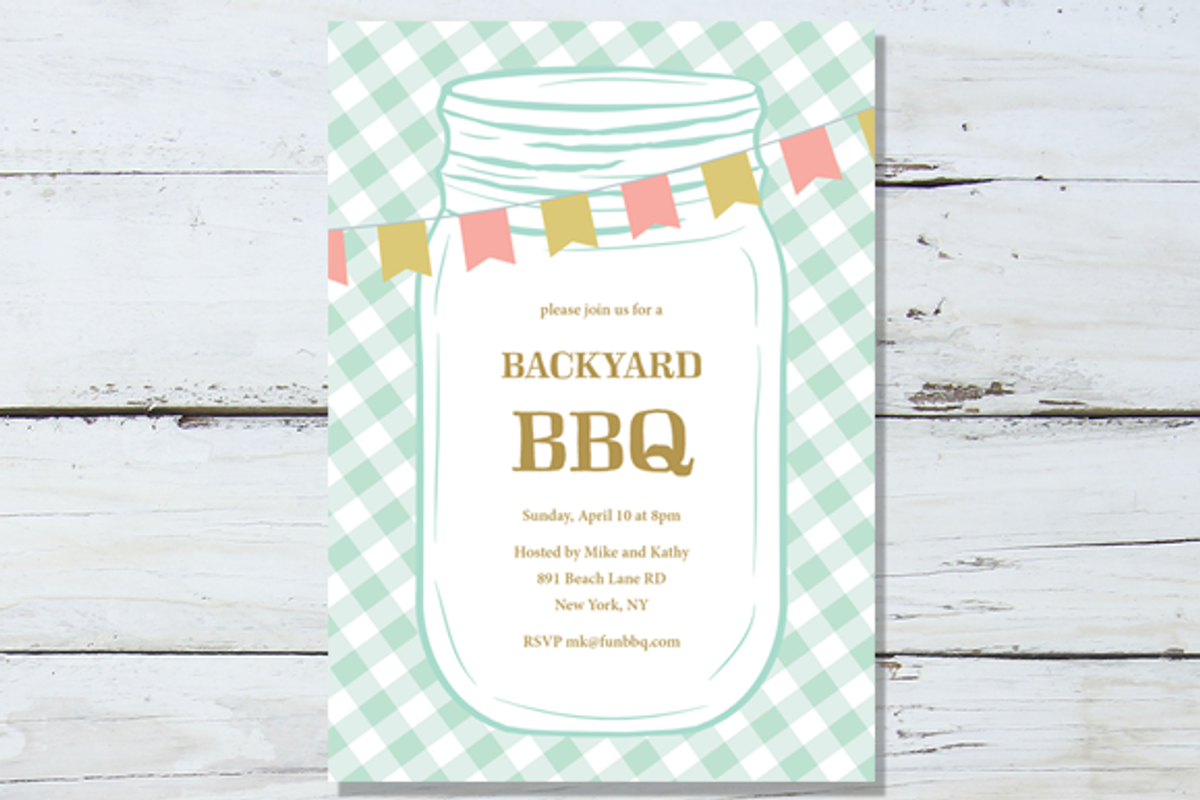 BBQ Party Invitation, an Invitation Template by Pixejoo (Photo 2 of 2)