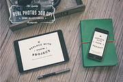 3 Hip iPad & iPhone mock-ups, an iPhone Mockup by Madebyvadim (Thumbnail 3 of 3)