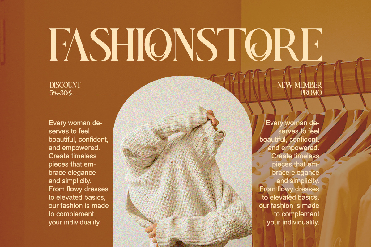 Gerhion - Modern Elegant Luxury, a Serif Font by Qweera Studio (Photo 4 of 12)