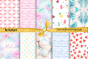 Printable Digital Papers Bundle, a Texture Graphic by CatgoDigital (Thumbnail 16 of 22)