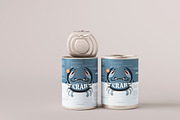 Aluminum Food Can Mockups - Large, a Cups & Container Mockup by pmvch (Thumbnail 27 of 31)