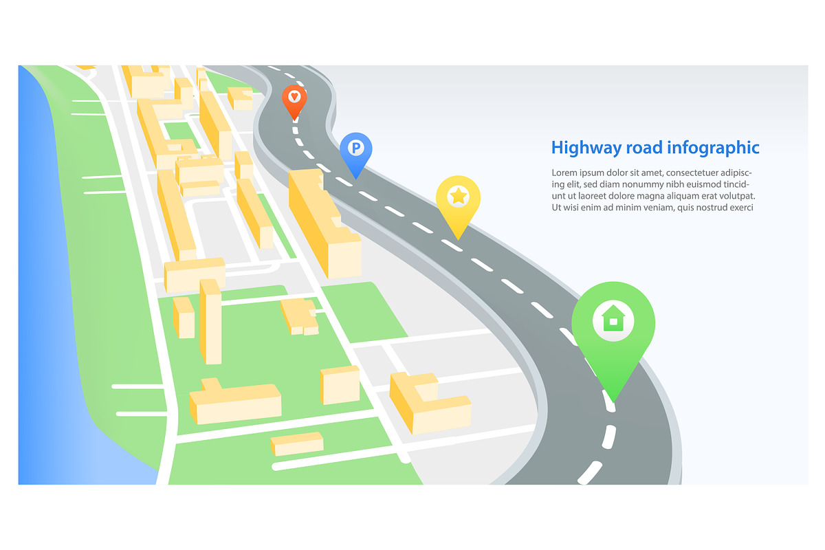 Highway road infographic, a Technology Illustration by Good Studio (Photo 1 of 3)