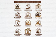12 Flooring Installer Logo Bundle, a Branding & Logo Template by Guavanaboy (Thumbnail 1 of 3)