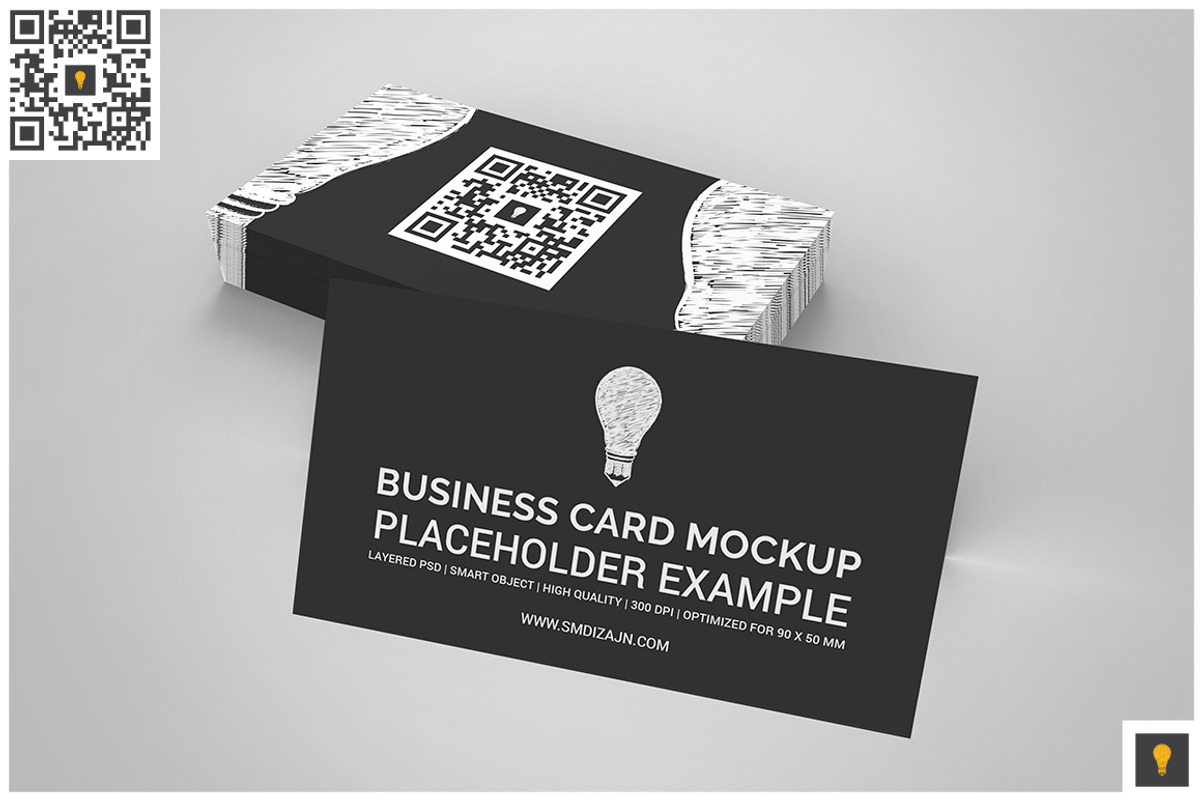 Business Card Mockup Set, a Print Template by Shocky Design Studio (Photo 4 of 6)