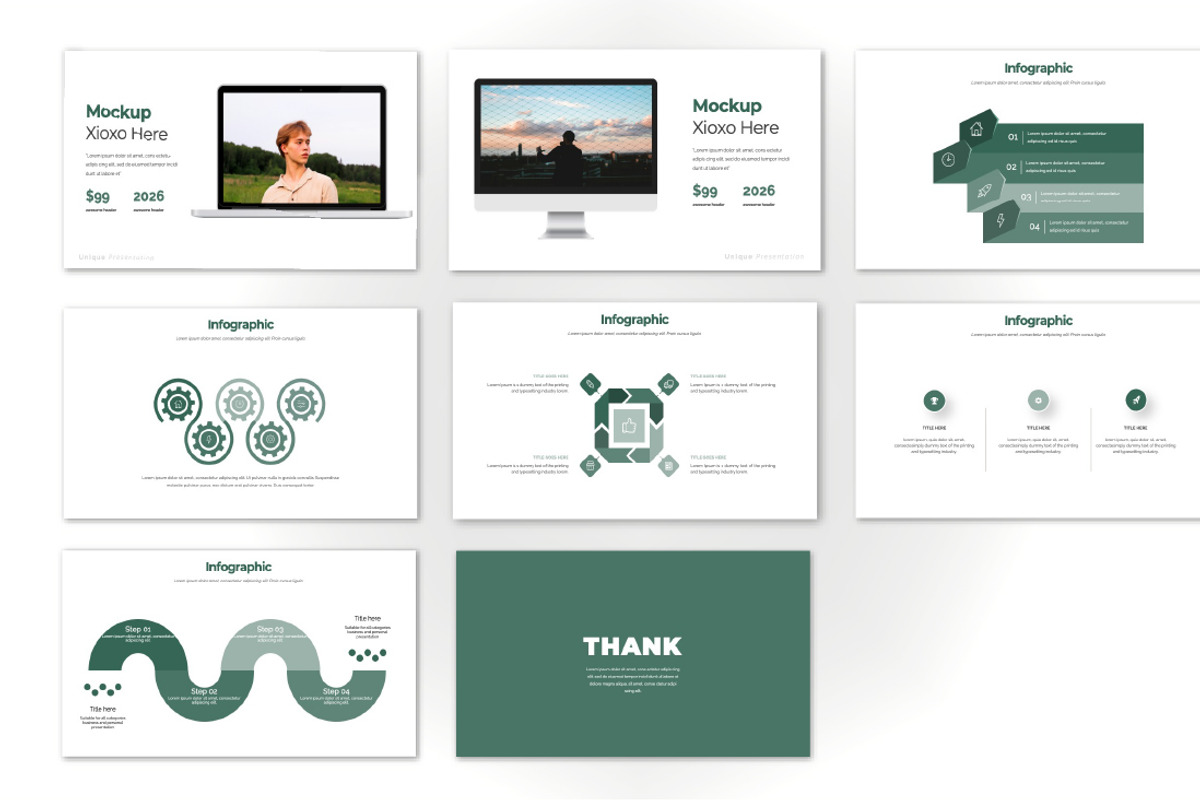 Xioxo Fashion Man PowerPoint, a Presentation Template by Overcloud (Photo 4 of 4)