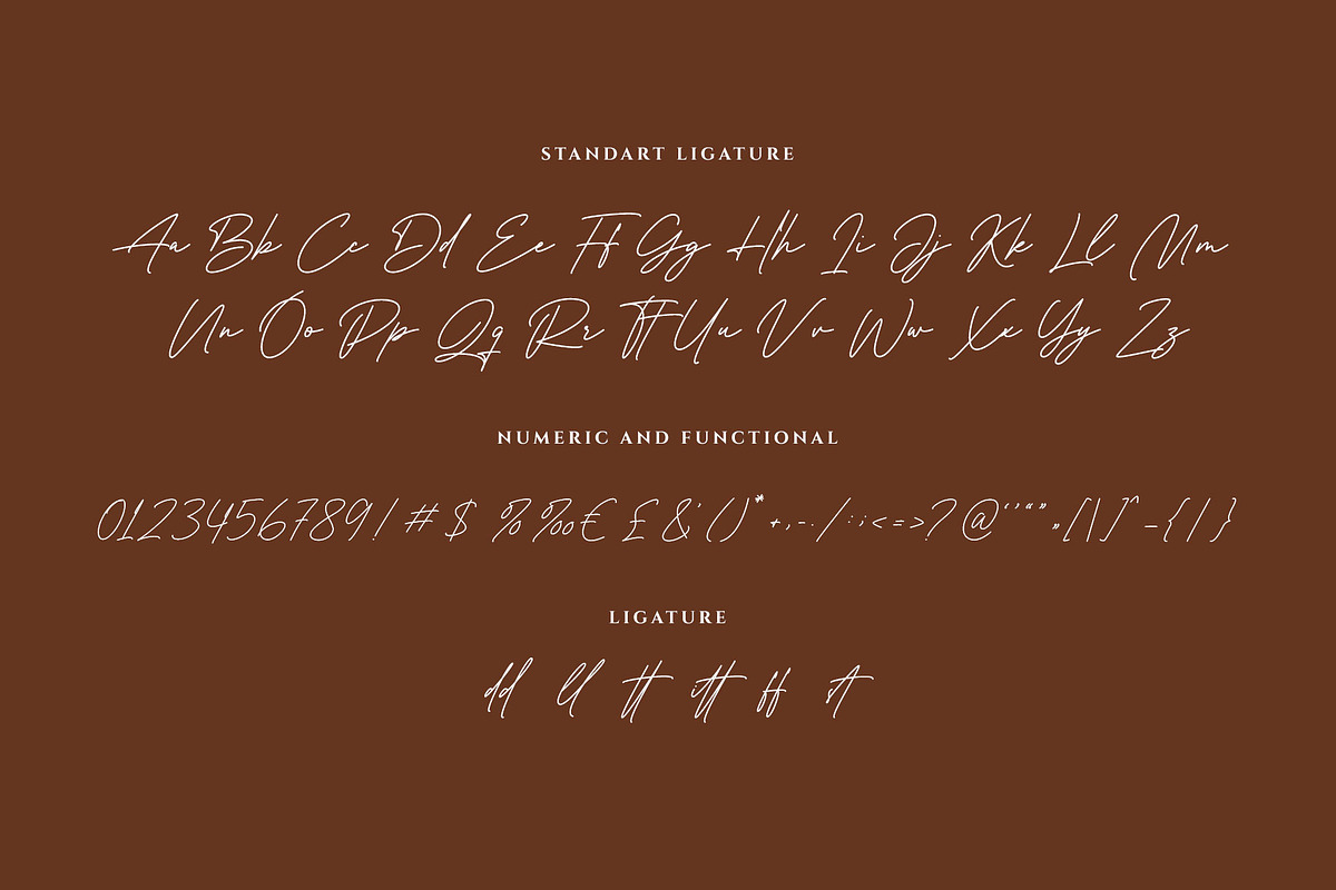 Brigitte Holmes Handwritten Font, a Handwritten Font by RantautypeStudio (Photo 12 of 12)
