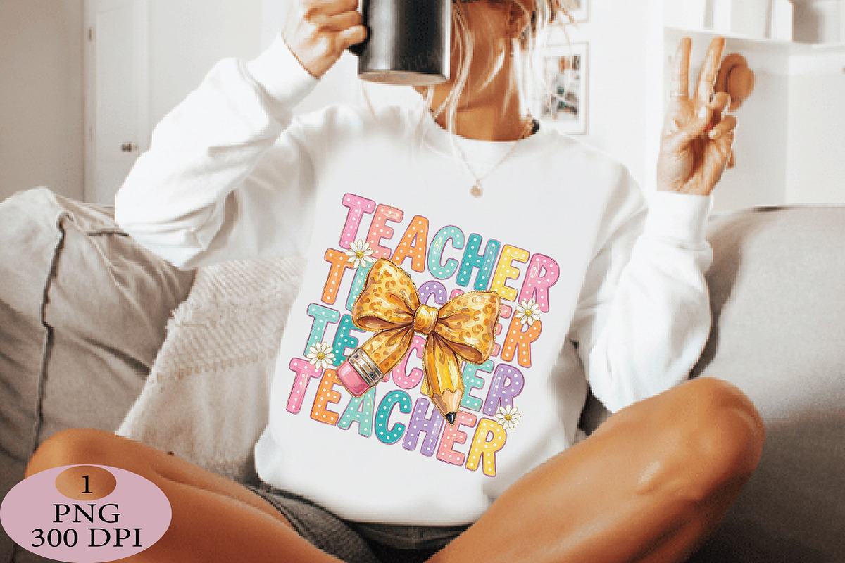 Coquette Teacher Png, an Illustration by Daily.Designs (Photo 4 of 5)