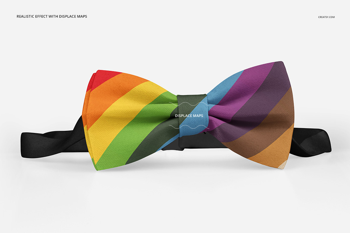 Bow Tie Mockup Set, a Shirt Mockup by creatsy4 (Photo 6 of 10)