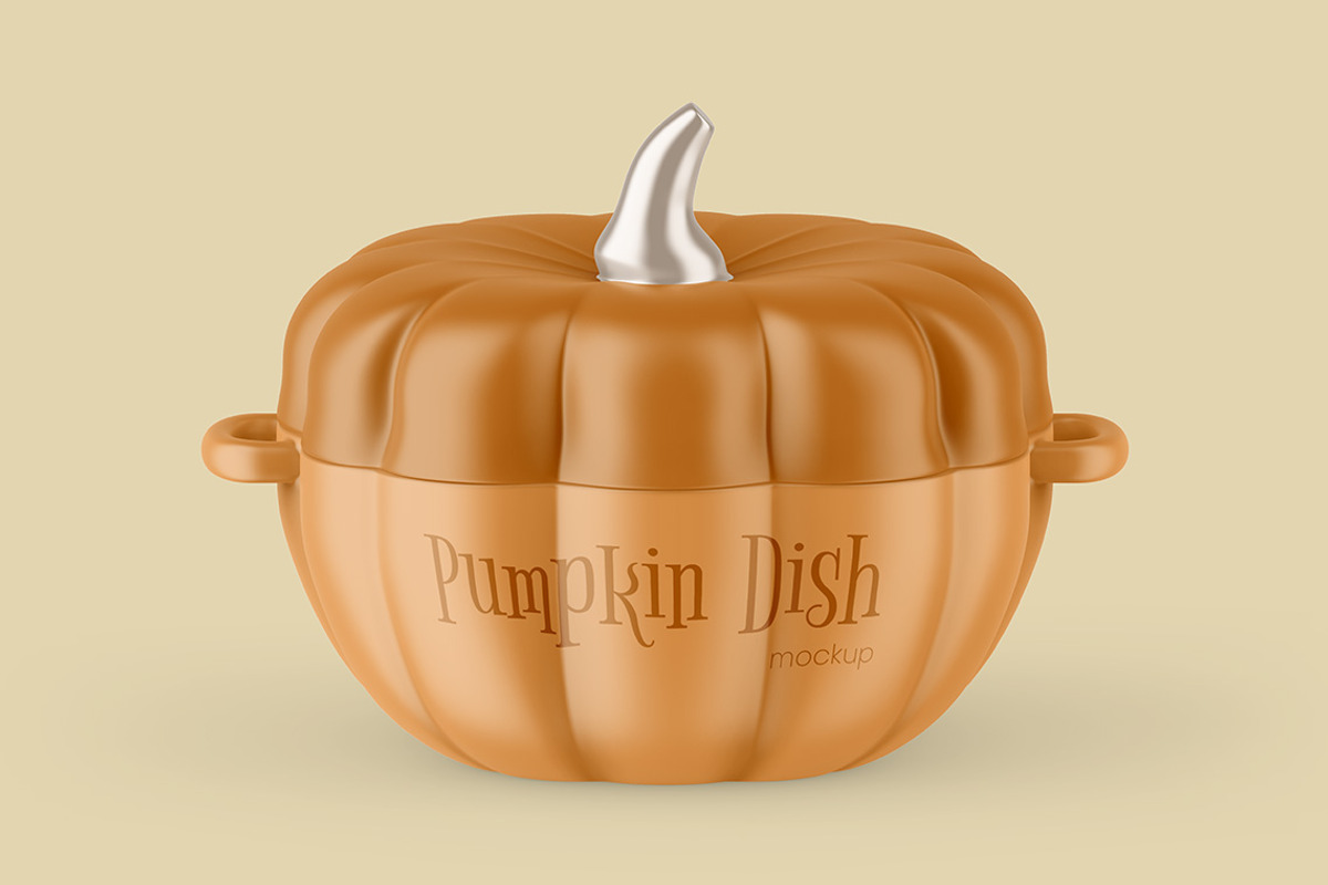 Pumpkin Dish Mockup, a Household Mockup by Mockups Expert (Photo 2 of 2)