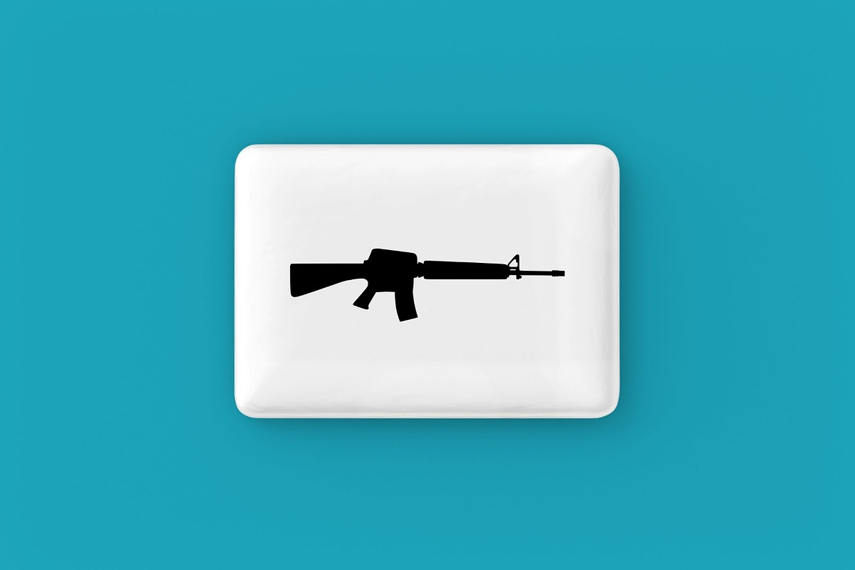 Gun Weapons Silhouette, a Technology Illustration by newminddesign (Photo 3 of 3)