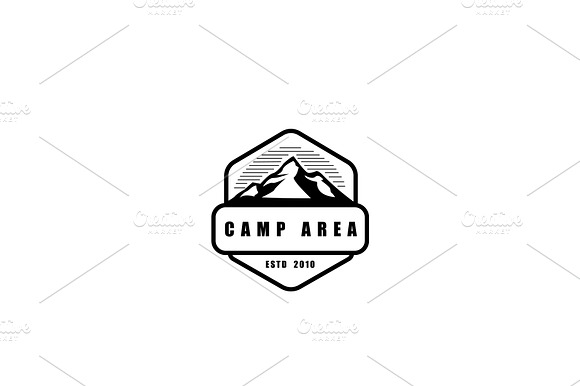 Vintage Camp Area Logo Design preview 2