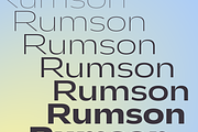Rumson—Quirky & Friendly Sans Serif, a Sans Serif Font by Inlay Studio (Thumbnail 1 of 7)