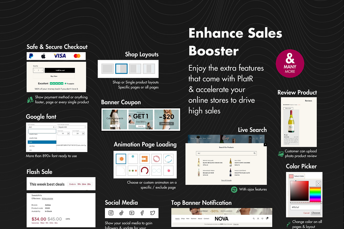 PlatR - Multipurpose Woocommerce, a WordPress Template by PlatR (Photo 17 of 18)