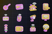 Smart Home & IoT 3D Icon, an Object Graphic by Artnivora.Std (Thumbnail 4 of 4)