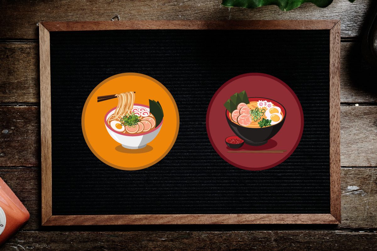 Japanese Ramen Vector Collection, a Food Illustration by jongcreative (Photo 2 of 4)