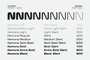 Nemona Font Family, a Sans Serif Font by Asenbayu (Thumbnail 2 of 15)