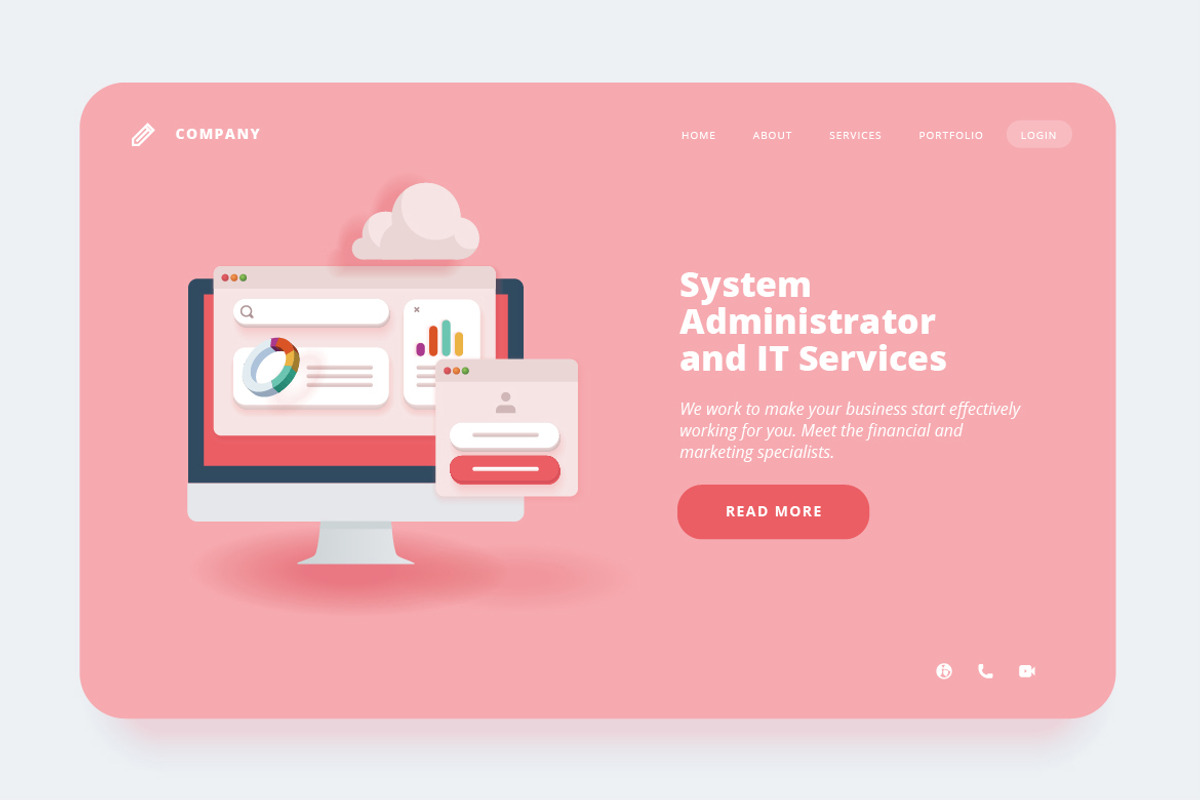 Web Design Template, a Templates & Theme by PureSolution