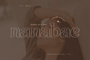 Nanabae Font Serif