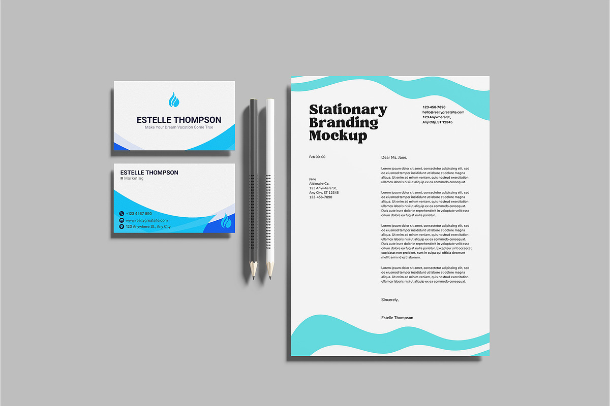 Stationery Branding Mockup, a Product Mockup by Bangdastudio (Photo 5 of 11)