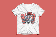 skull is holding a skateboard, a Person Illustration by gunaonedesign (Thumbnail 4 of 4)