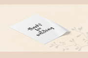 Freshmood brush font, a Script Font by Franstudio (Thumbnail 7 of 7)